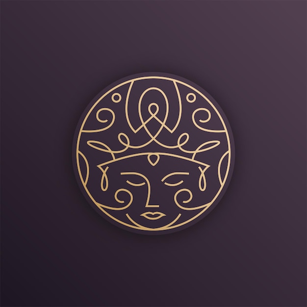 Luxe Queen Beauty Women-logo-ontwerp