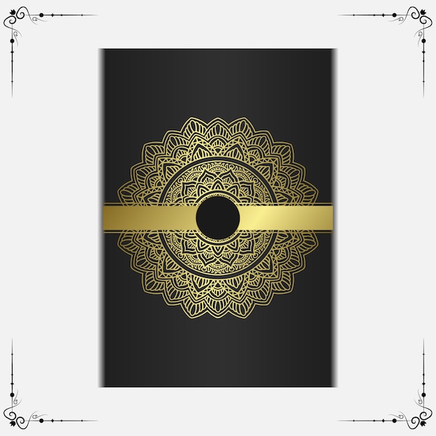 Luxe sier mandala achtergrond met arabische islamitische oost-patroonstijl premium vector