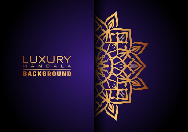 Luxe sier mandala logo achtergrond arabesque stijl