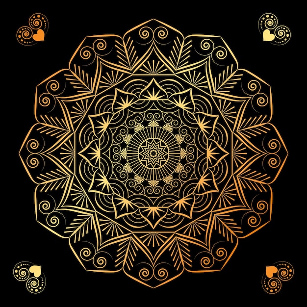 Luxe sier mandala ontwerp achtergrond Gratis Vector