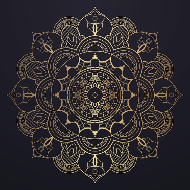 Luxe sier mandala ontwerp vector bestand