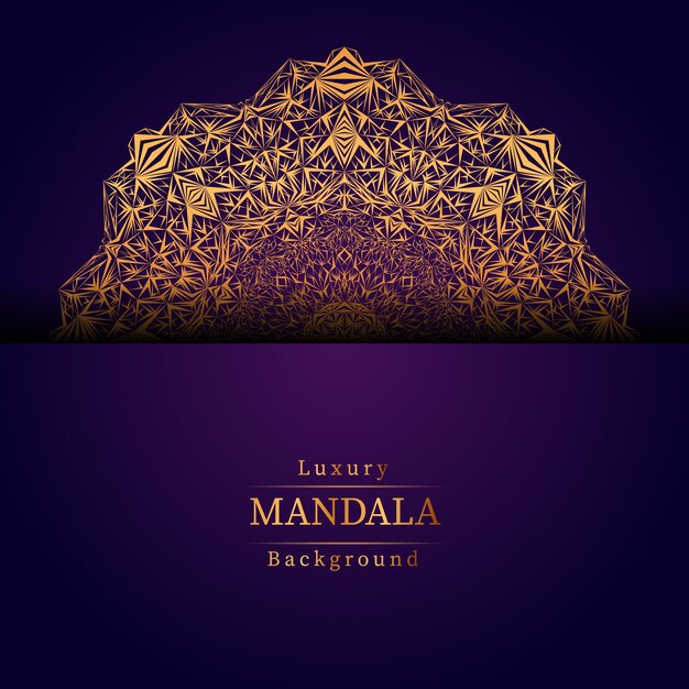 Luxe sier mandala ontwerp