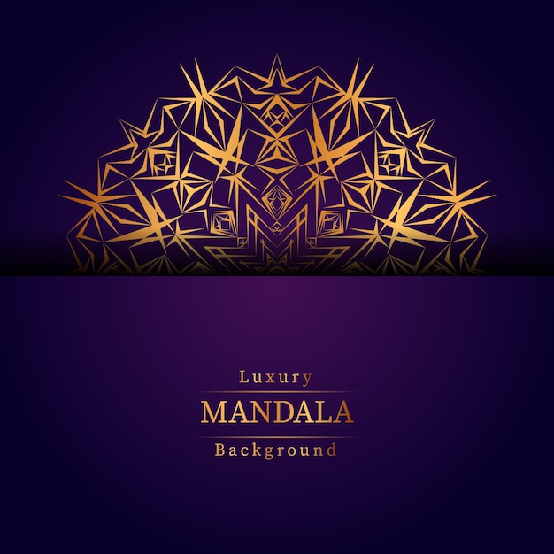 Luxe sier mandala ontwerp