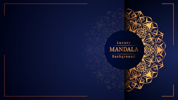 Luxe sier mandala ontwerp