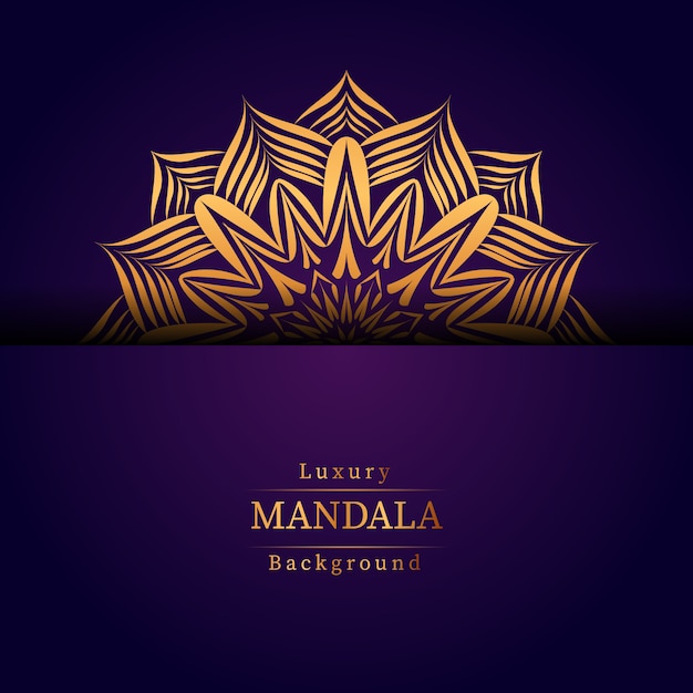 Luxe sier mandala ontwerp