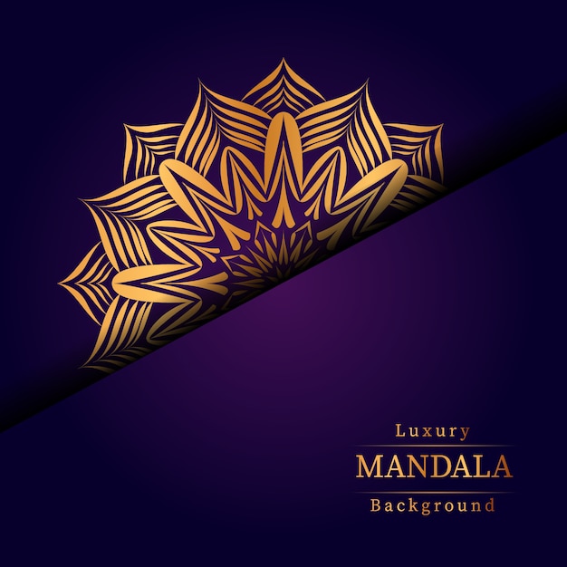 Luxe sier mandala ontwerp