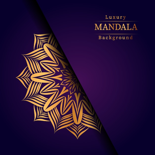 Luxe sier mandala ontwerp