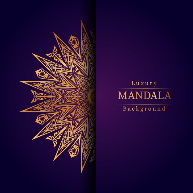 Luxe sier mandala ontwerp