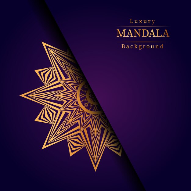 Luxe sier mandala ontwerp