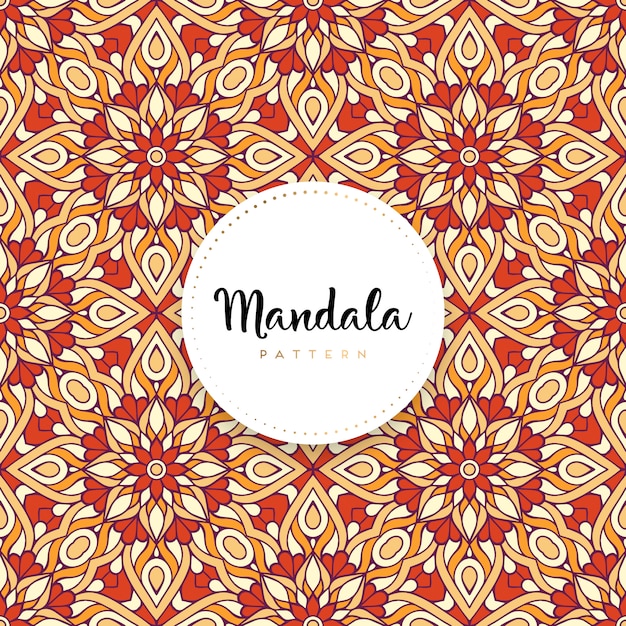 Luxe sier mandala ontwerp