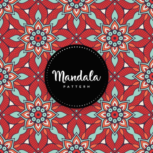 Luxe sier mandala ontwerp