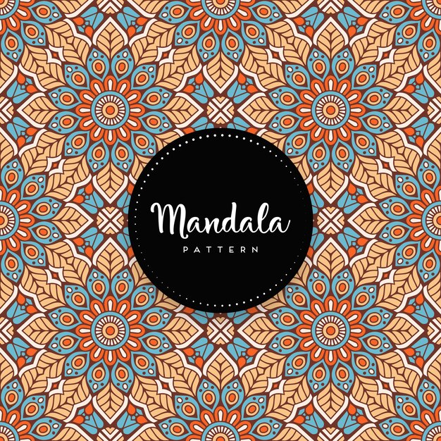 Vector luxe sier mandala ontwerp