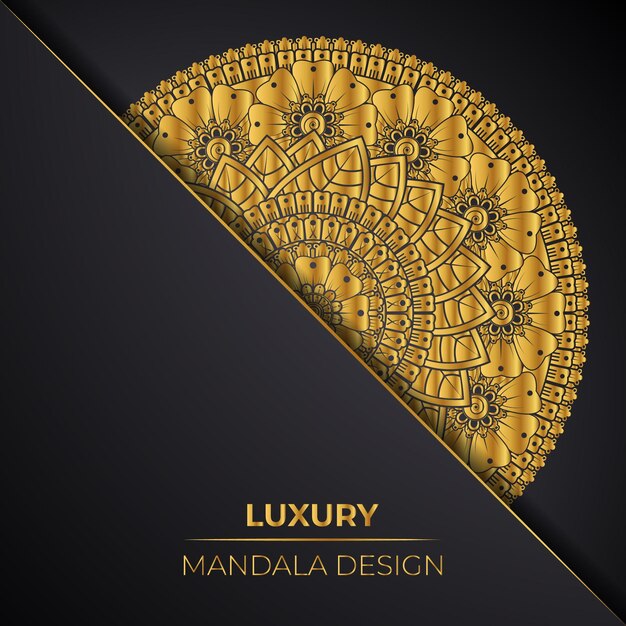 Luxe Sier Mandala vector Design