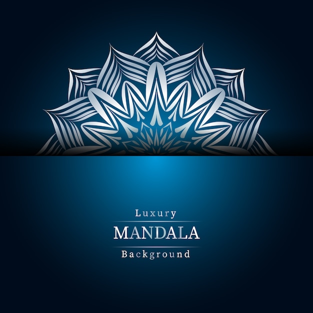 Luxe siermandala-ontwerp