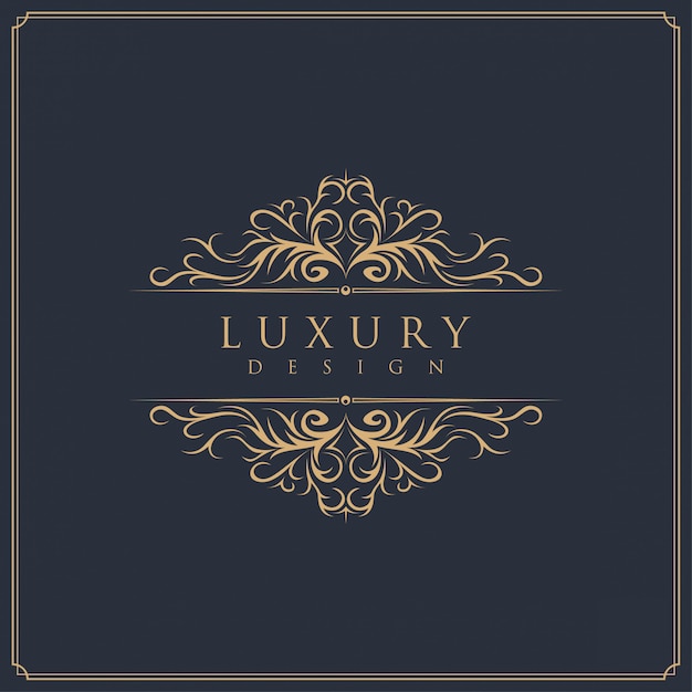 Luxe sjabloon logo ontwerp