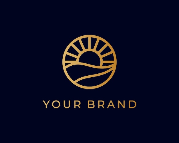 luxe strand en zon logo