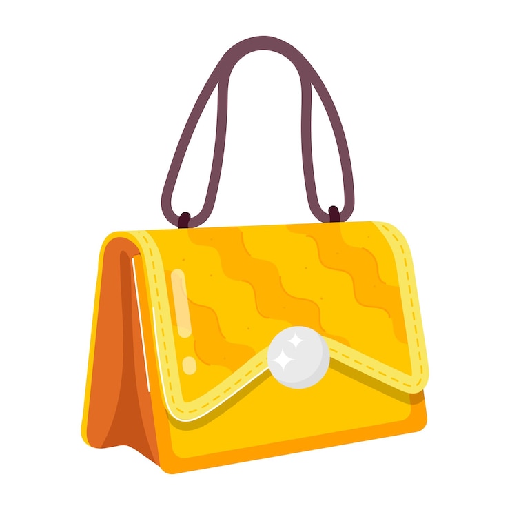 Vector luxe tassen met platte stickers