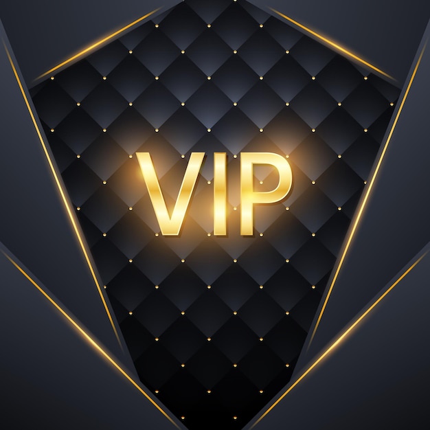 Luxe VIP gouden vectorillustratie