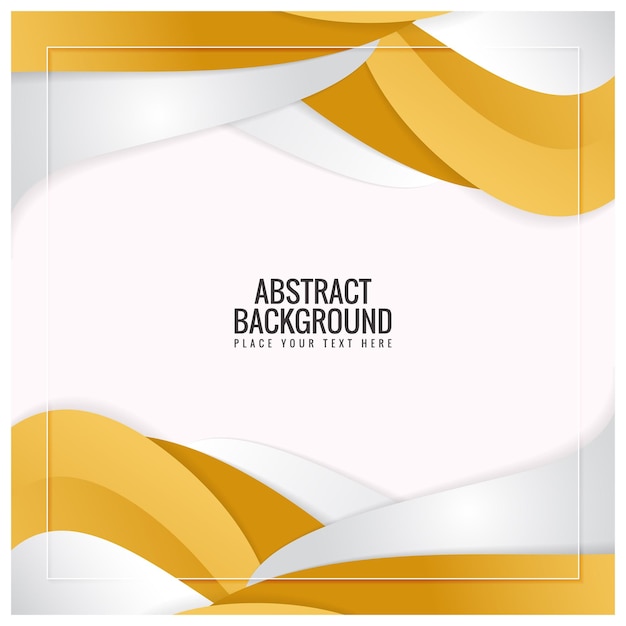 Luxe witte en gouden abstracte golf achtergrond