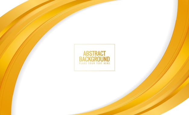 Luxe witte en gouden abstracte golf achtergrond