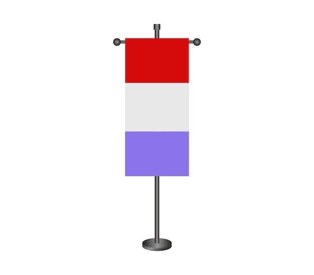 Vettore bandiera del lussemburgo