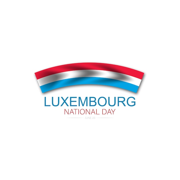 Vector luxembourg national day ,vector illustration.