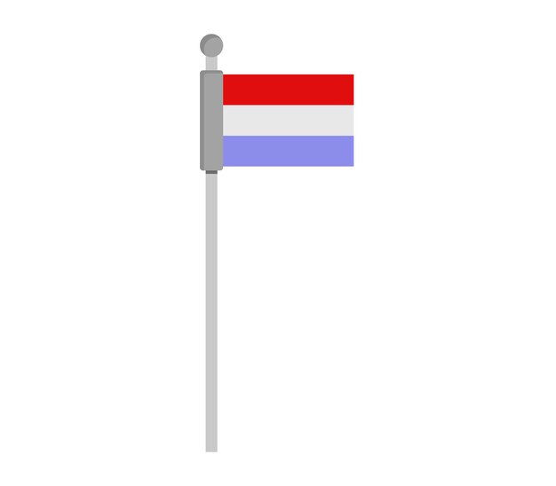 Vector luxemburgse vlag