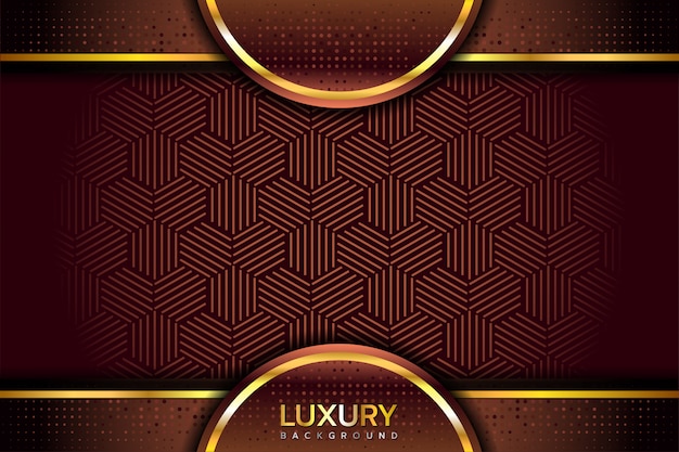 Luxueuze elegante gouden bruine achtergrond