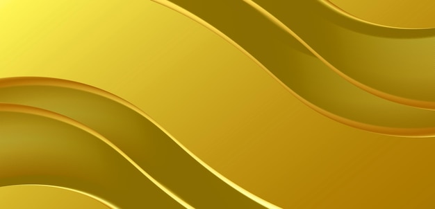 Luxueuze gouden golvende achtergrond