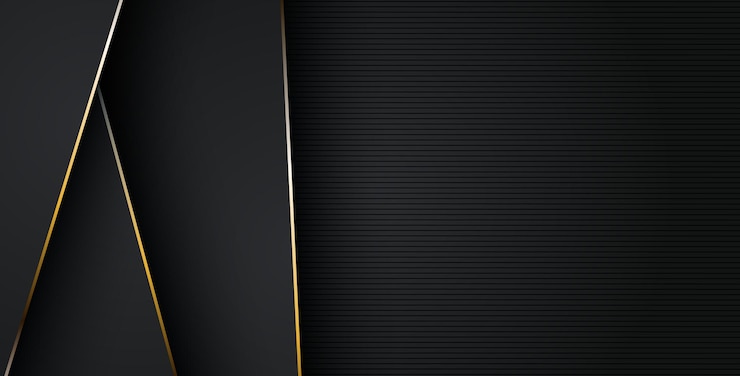 Vector luxurious abstract black gray gold line overlap layers background eps10 vector
