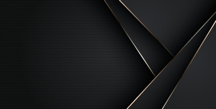 Vector luxurious abstract black gray gold line overlap layers background eps10 vector