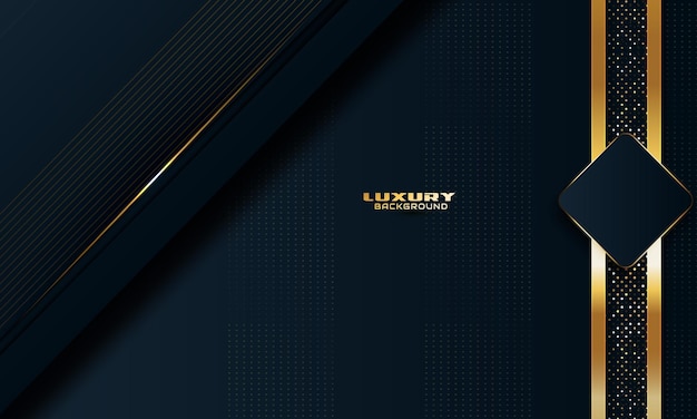 Luxurious background with golden lines and minimalist style layout