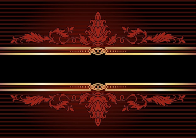 luxurious background with golden ornament frame