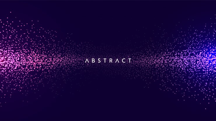 Vector luxurious background with small blue and pink light splat illustrations.