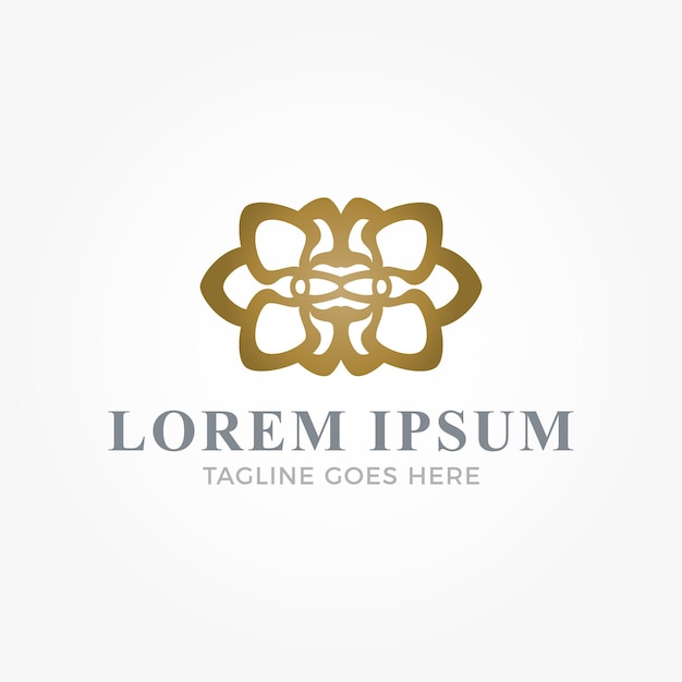 Luxurious and beauty brand company logo