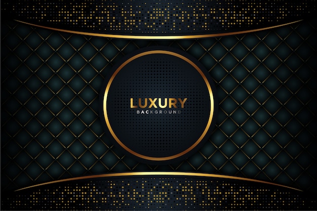 Vector luxurious black background