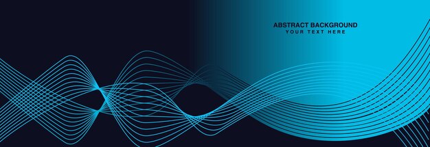 luxurious blue lines Abstract Background glowing wave blue Background template