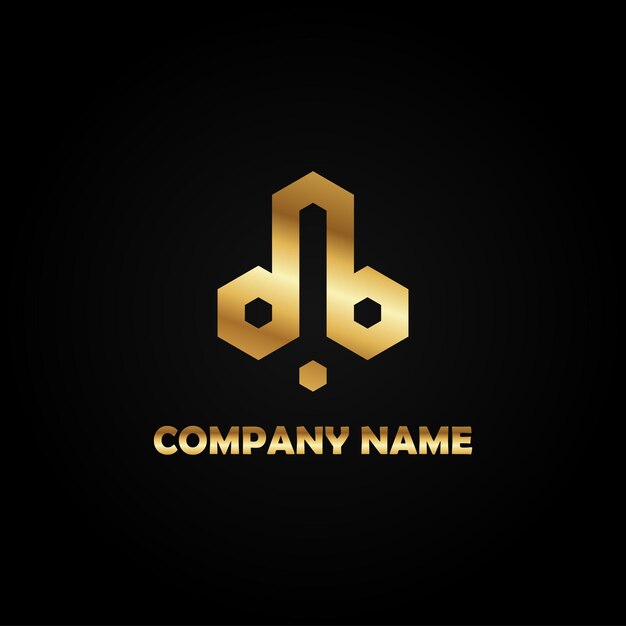 Vector luxurious brand logo