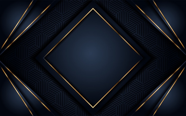 Vector luxurious dark background with gold glitter