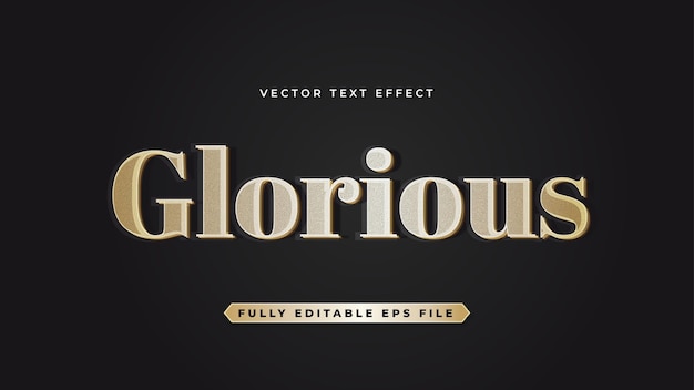 Luxurious Golden Text Effect