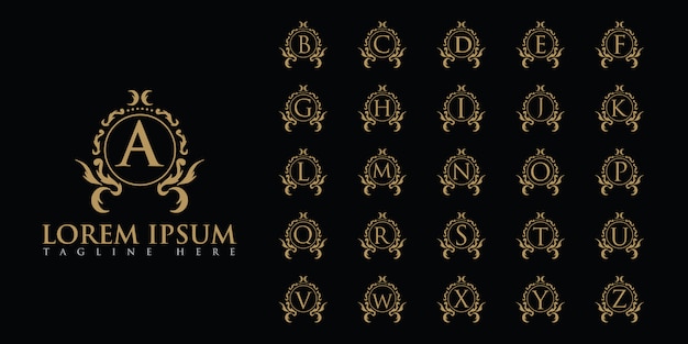 Luxurious Letters Logo Set