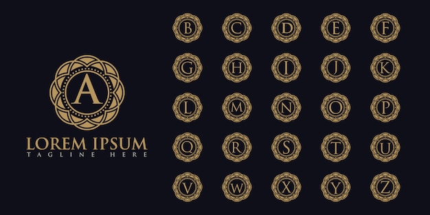 Luxurious Letters Logo Set