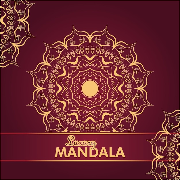 Vector luxurious mandala design