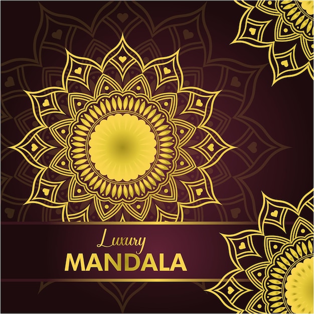 Vector luxurious mandala design