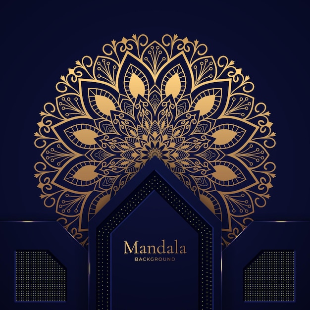 Luxurious mandala vector background