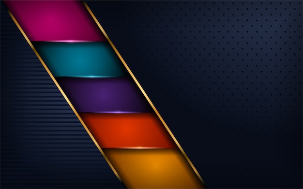 Vector luxurious modern colorful background