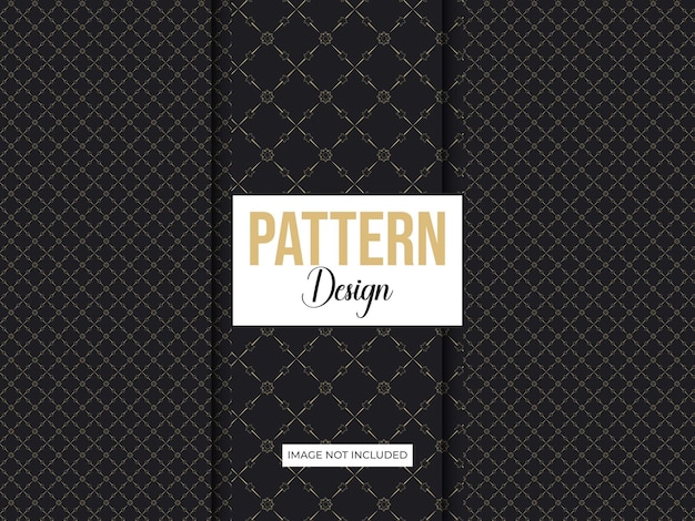 Vector luxurious pattern design layout