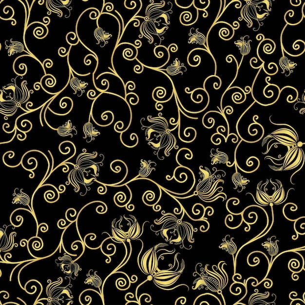 Luxurious seamless pattern design