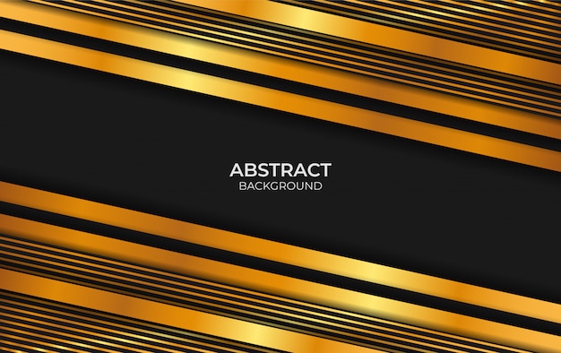 Luxury Abstract Background Black And Gold