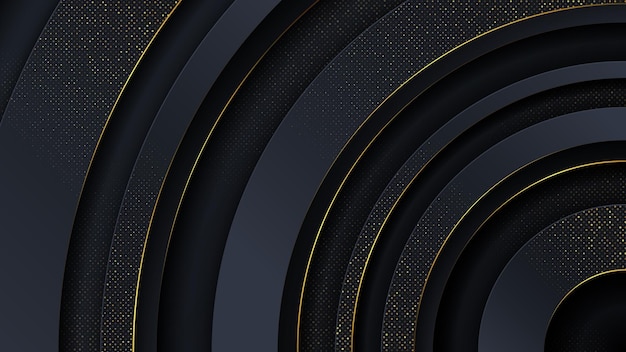 Luxury abstract background in curved style.